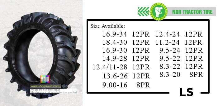 18.4-30 NDR 12PR LS R-1 R1 r1 premium agriculture ag tractor tire made in vietnam