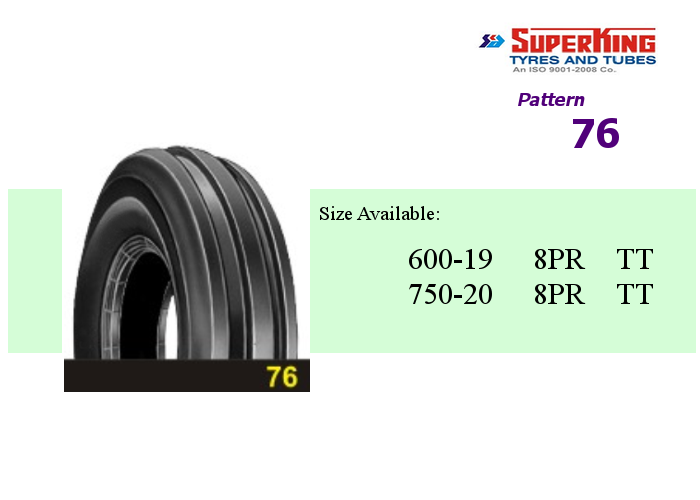 7.50-20 tire 7.50x20 750-20 750x20 F2 3RIB 2WD agricultural tractor tire